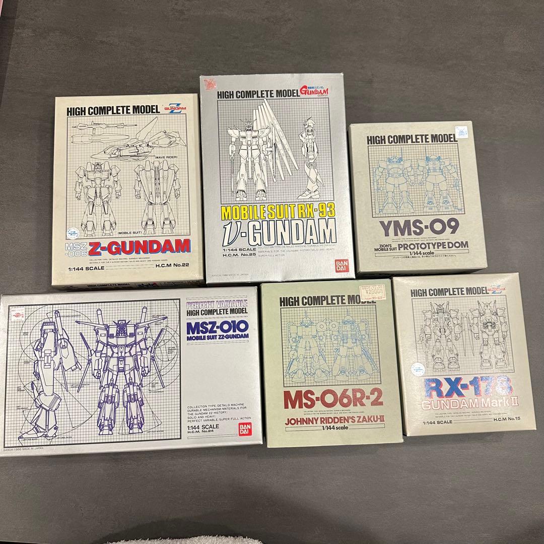 【希少品】ハイコンプリートモデル 6種セット ZZガンダム ハイザック 百式