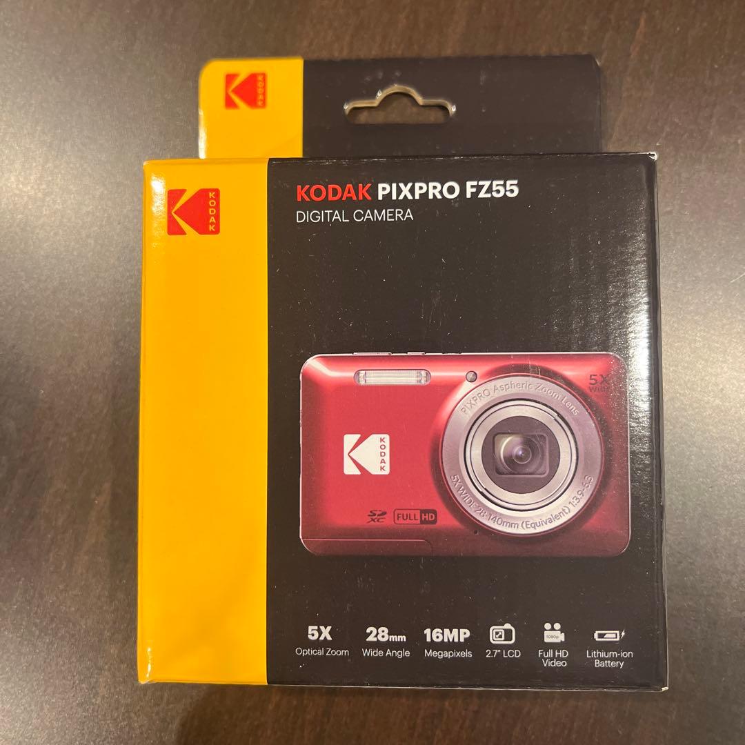 KODAK PIXPRO FZ55 デジタルカメラ レッド