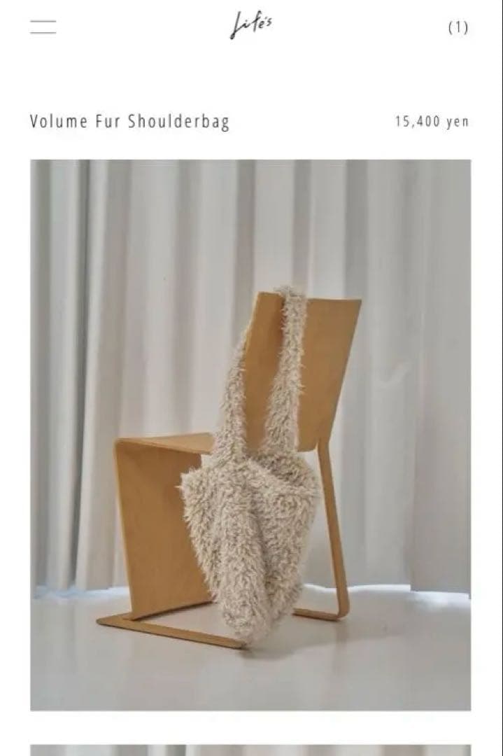 バッグ todayful Volume Fur Shoulderbag