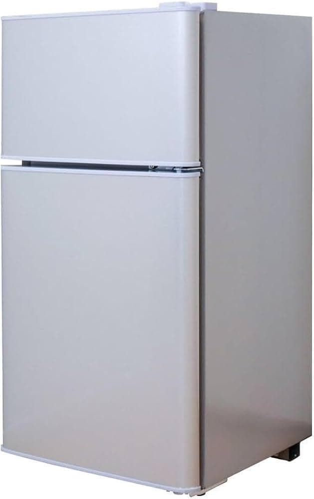 中古ONE STEP 冷蔵庫 一人用 2ドア 冷凍庫付き 小型保冷 凹みあり