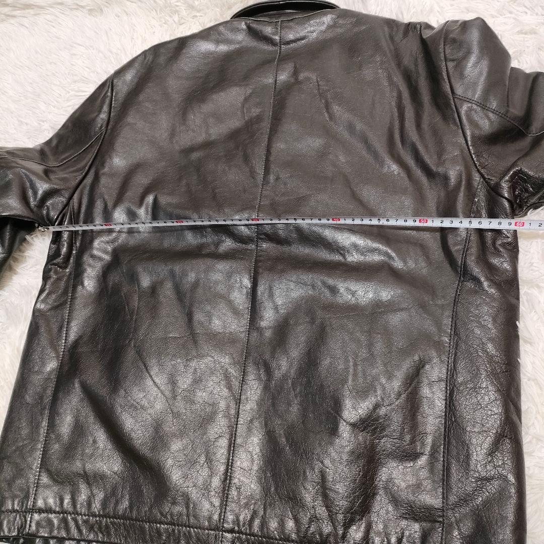 GAP　00s　名作　カウレザー　ジャケット ブラック　L