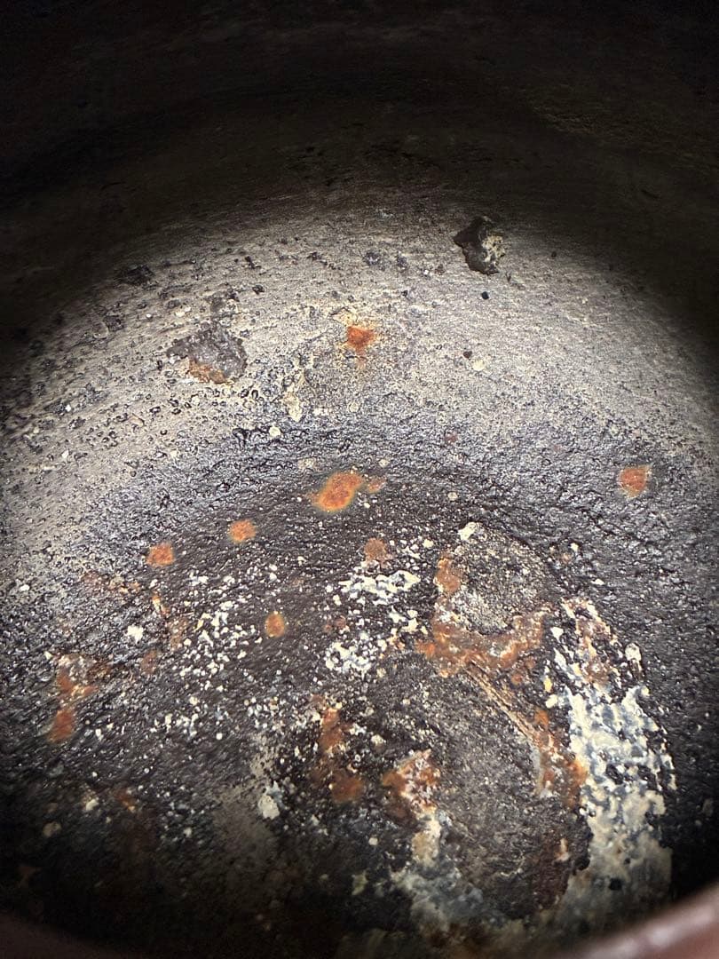 茶釜 鋳鉄製 万代屋　　中古品　味が有ります‼️