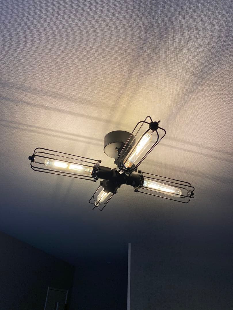 ジャーナルスタンダードファニチャー/クロス型シーリングライト 4灯