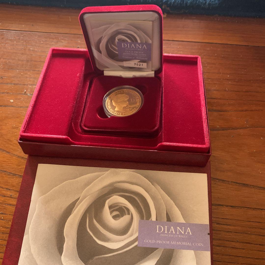 ダイアナ追悼　　22金　39.94グラム　５ポンド