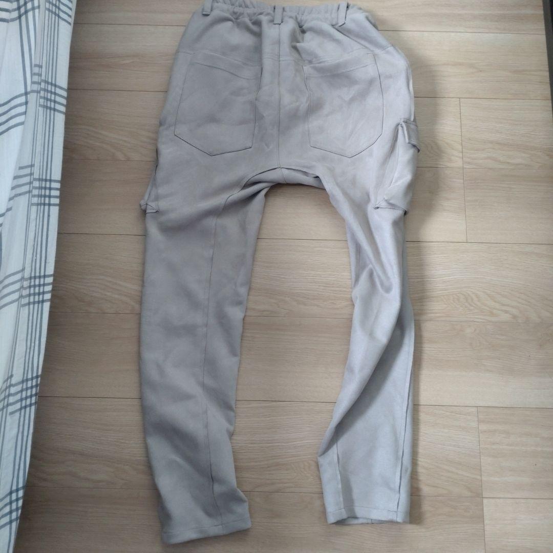 ミスチル櫻井さん着用ベージュ サルエルパンツ ドローストリング付き