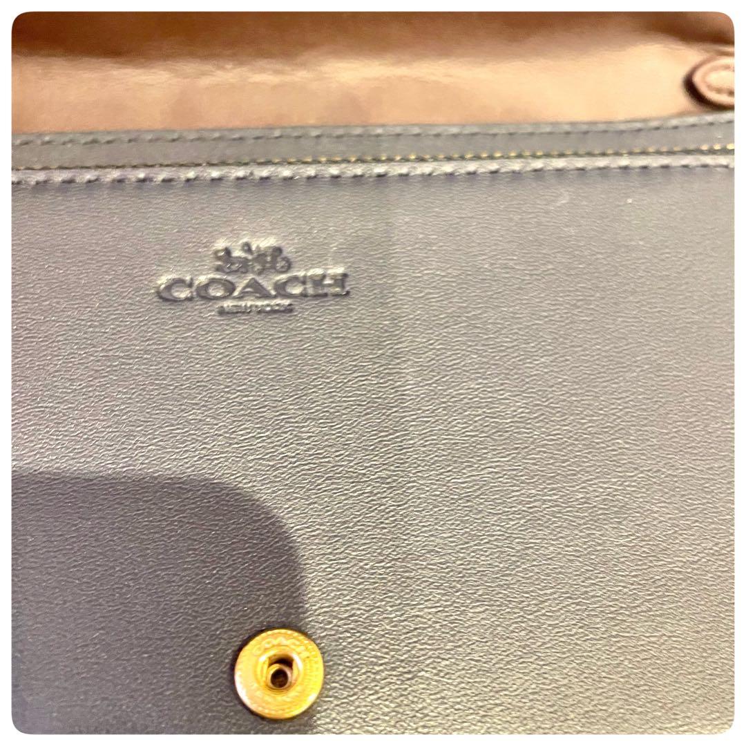 ほぼ未使用✨　コーチ　アンナ フォルドオーバー クロスボディ クラッチバッグ