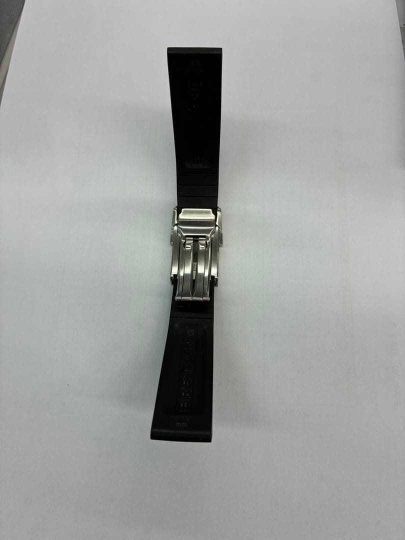 Breitling ラバーベルト18-20 ブラック　Dバックル