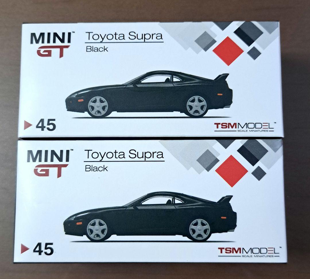 MINI GT Toyota Supra Black LR2個セット