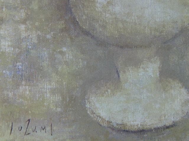 五百住乙人、「パンジー」、希少な額装用画集より、新品高級額装付