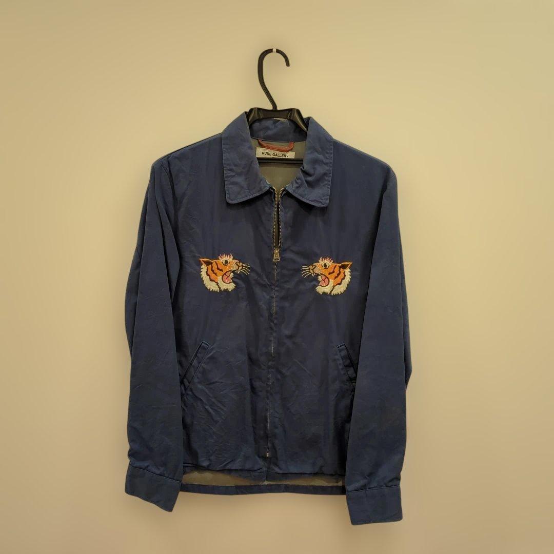Rude Gallery 虎刺繍ジャケット　ネイビー