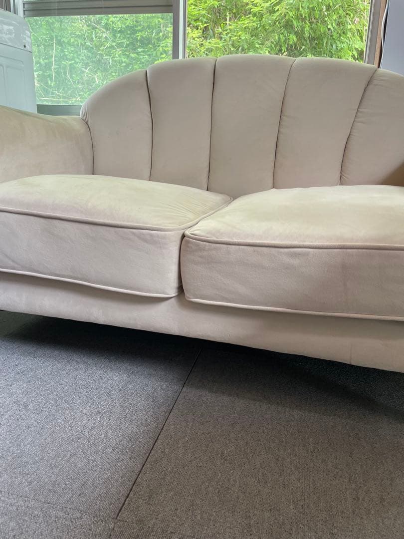 エレガント　二人掛け　ソファー　ルコ2P シェルソファ