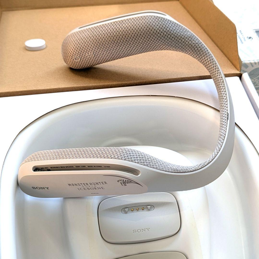 【未使用品】SONY SRS-WS1 モンハン アイスボーン ネックスピーカー