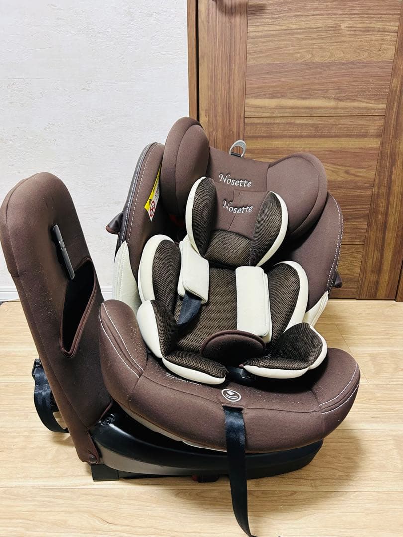 日本育児　ノセッテロング ISOFIX 回転式チャイルドシート新生児〜
