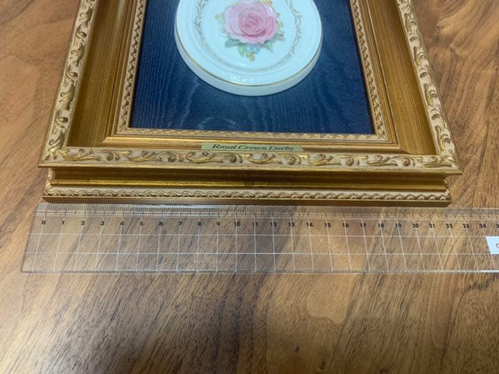 ロイヤルクラウンダービー 陶花額