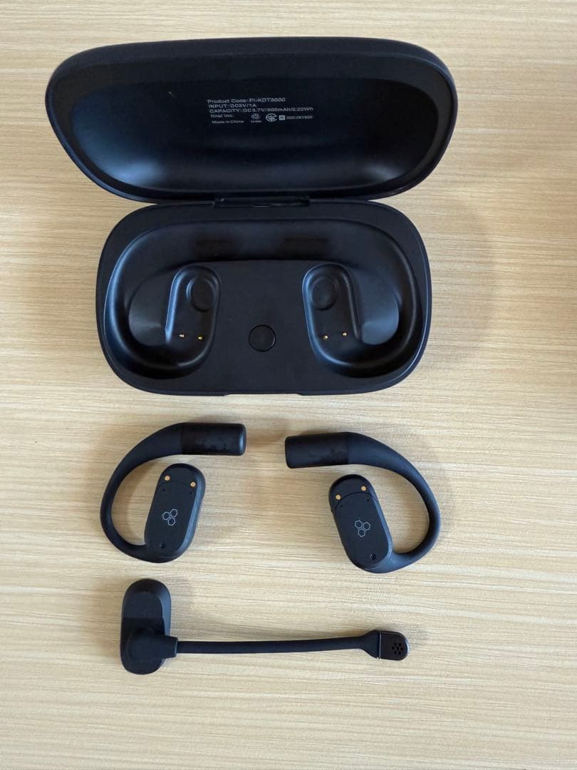 final KDT3000 ブラック ワイヤレスイヤホンマイク