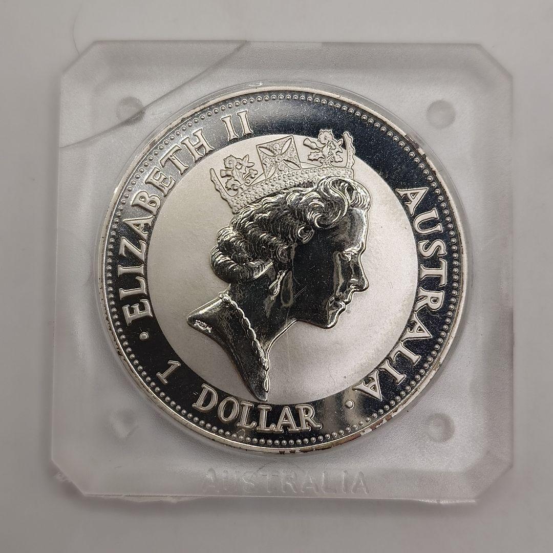 1992年 オーストラリア 1ドル銀貨 カワセミ ka2903