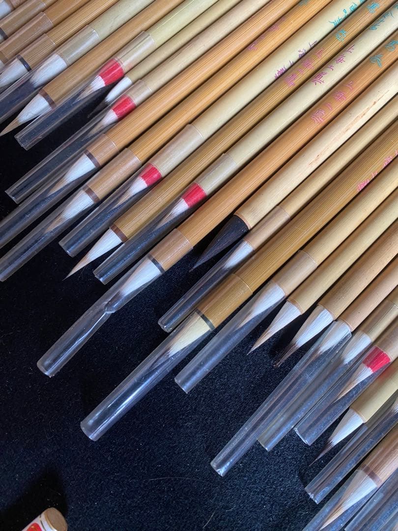 書道筆　まとめ売り　100本　上海工藝　火炬牌　中国筆　古筆　小筆