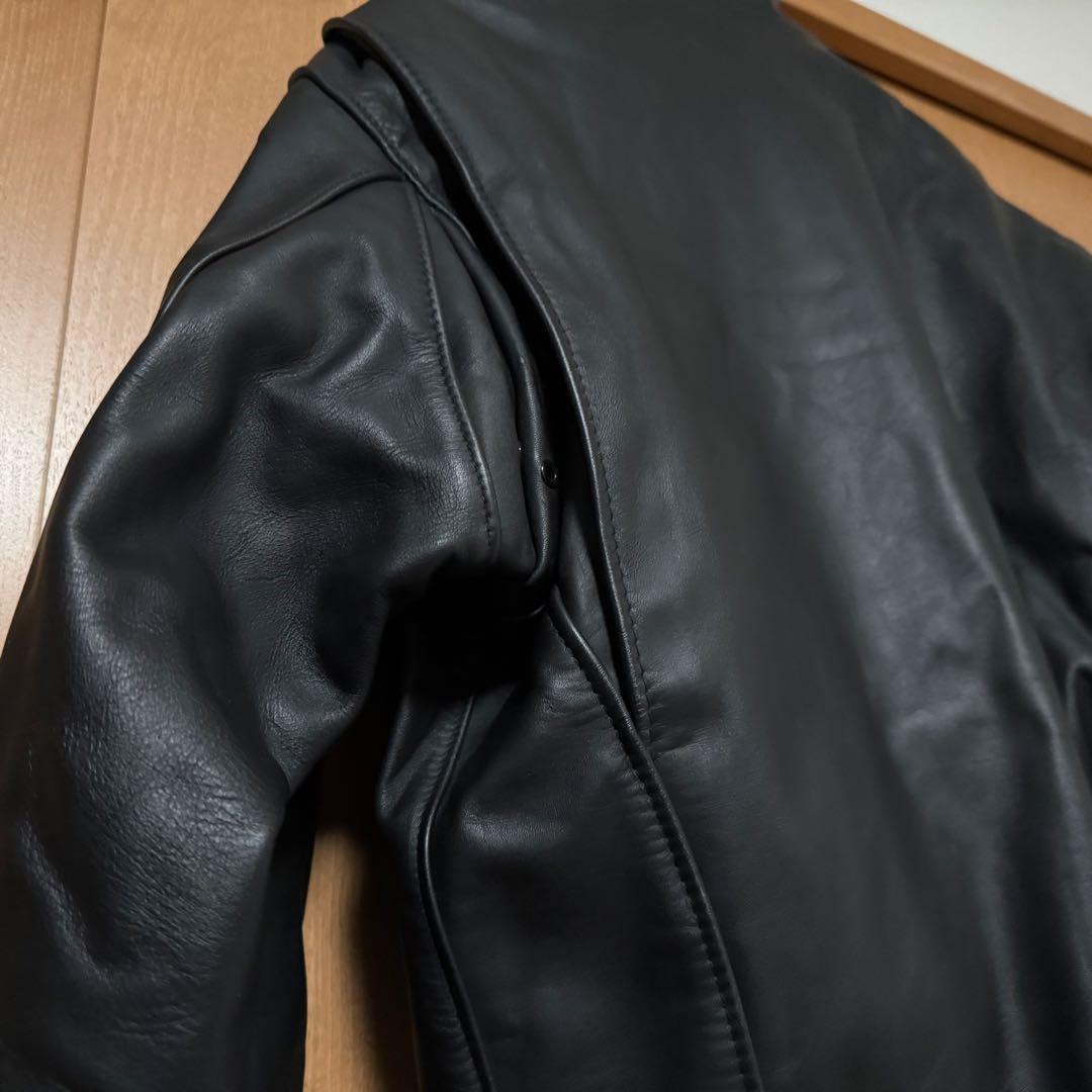 【美品】希少サイズ 3XL 米国製 Schott シングルライダース 641