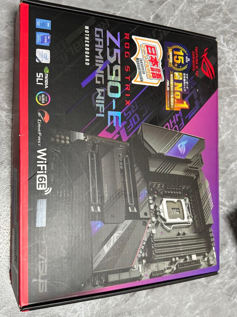 CPUとマザボセットです。 ROG STRIX Z590-E＋i9-11900K
