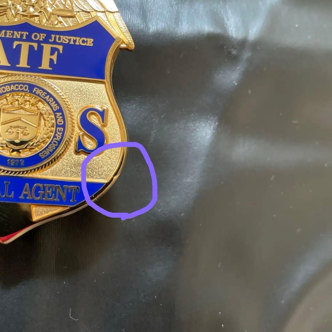 ATF SPECIAL AGENT ポリスバッジ