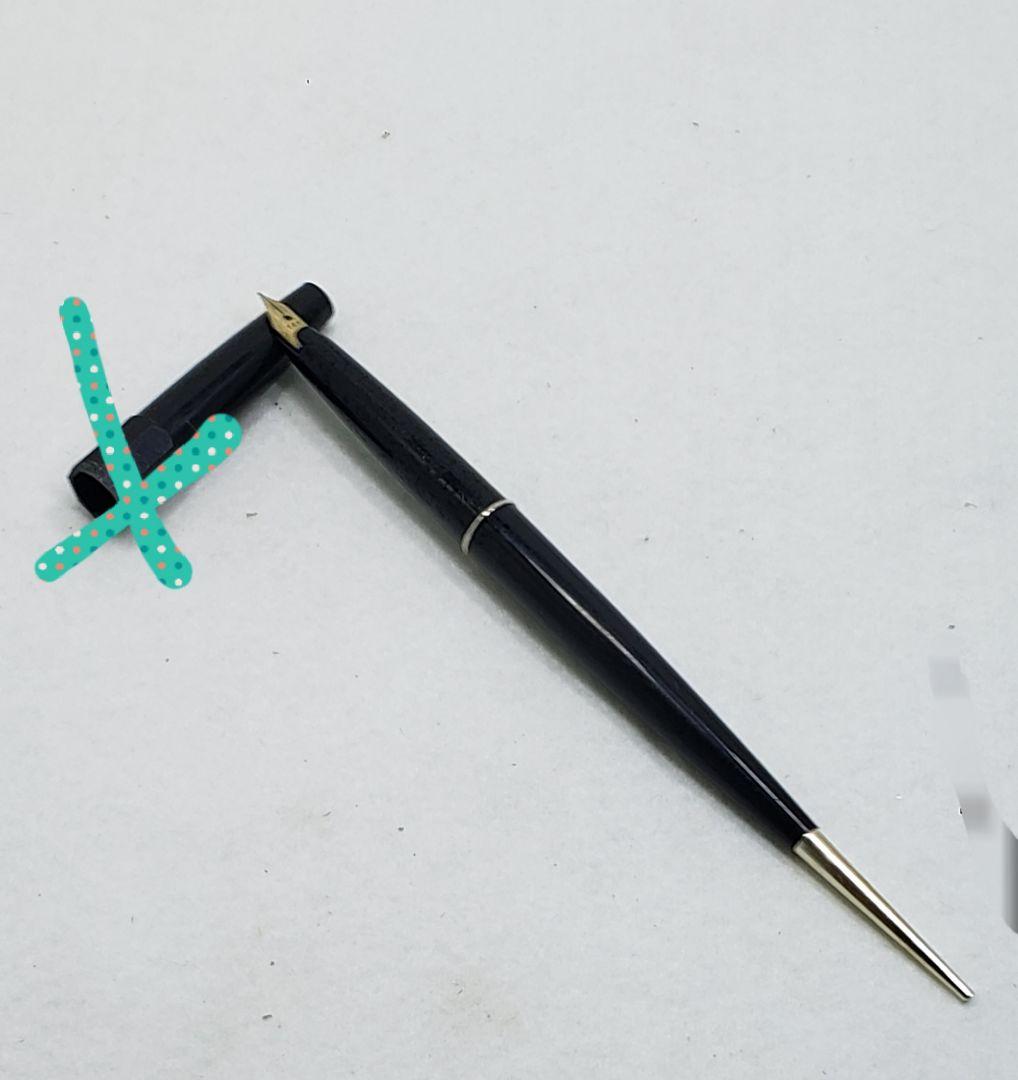 廃盤 貴重 14金 14K デスクペン 万年筆