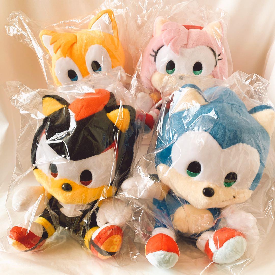 Mサイズ全4種セット☆SONIC＆FRIENDS ソニック＆フレンズ ぬいぐるみ