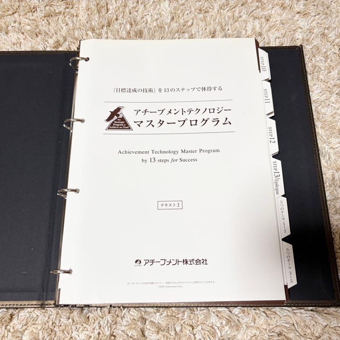 アチーブメントテクノロジー　マスタープログラム　テキストのみ　書き込みあり