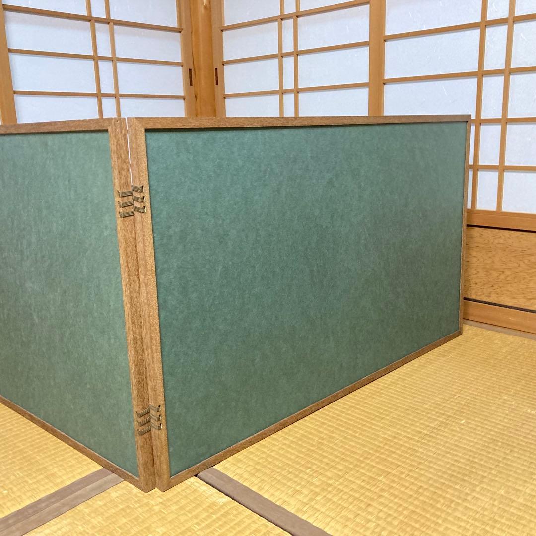 和歌 短歌 詩 古典 和風 衝立 屏風 茶道具 パーテーション 大型 レトロ