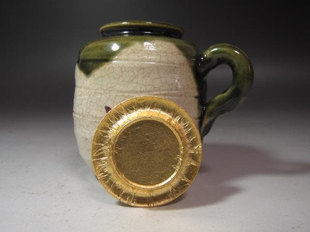 ☆　不老園　四滴茶入　牙蓋☆y565