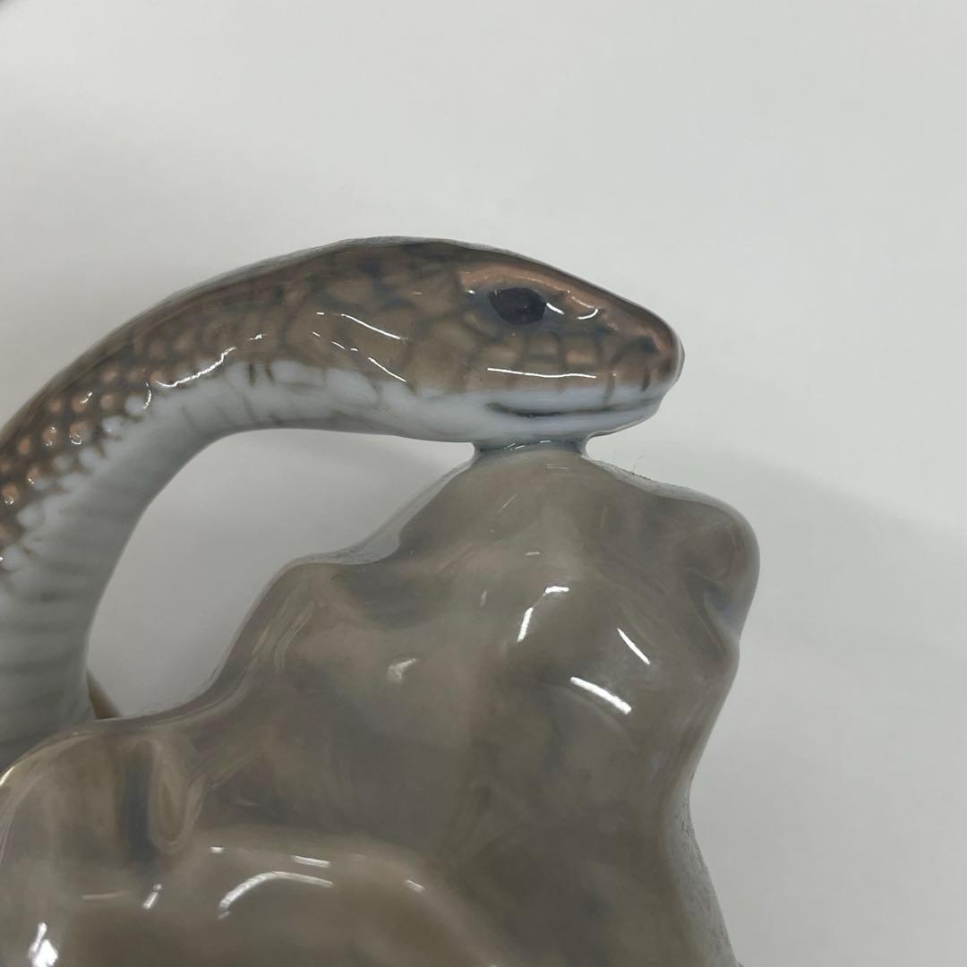 【N】ロイヤルコペンハーゲン フィギュリン 干支 ヘビ 巳