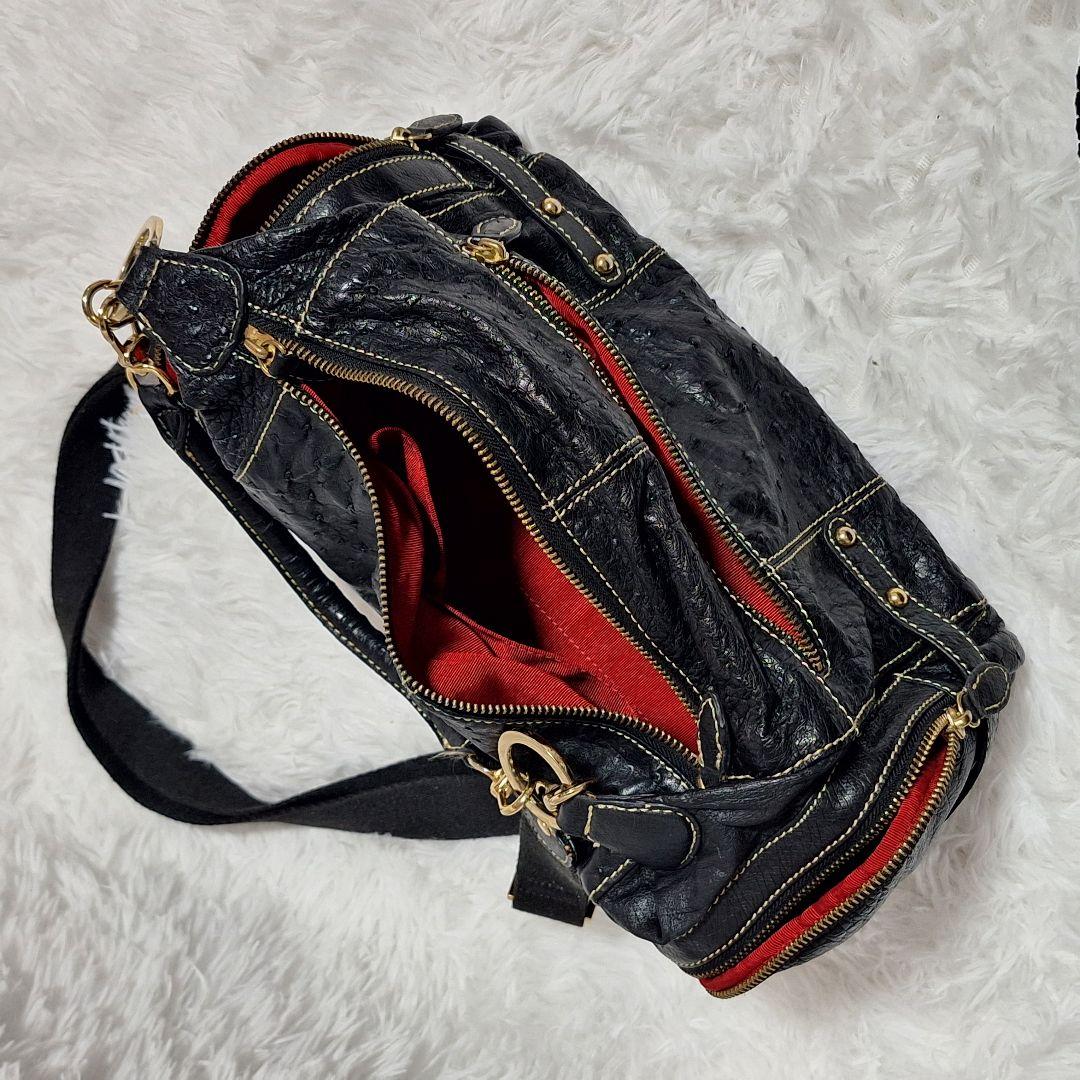 y2k grunge coquette 2way ショルダー バック ブラック