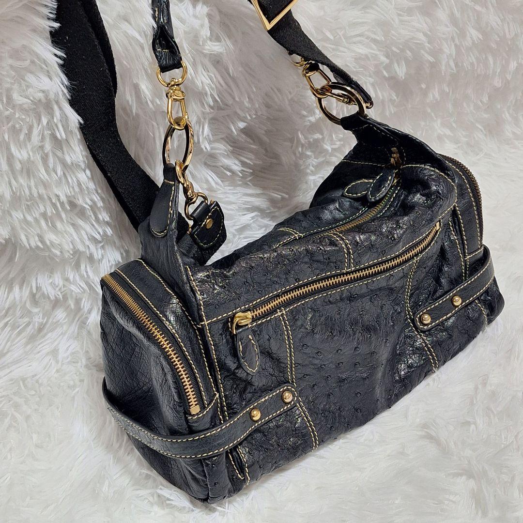 y2k grunge coquette 2way ショルダー バック ブラック