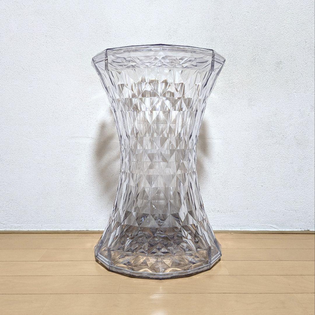 美品 Kartell STONE カルテル ストーン スツール クリスタル ③
