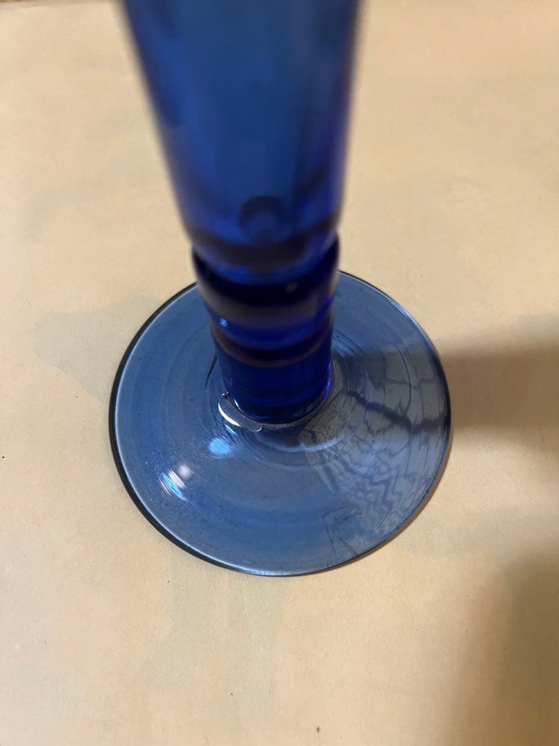 【O-762】琉球ガラス アサガオ 朝顔 花瓶