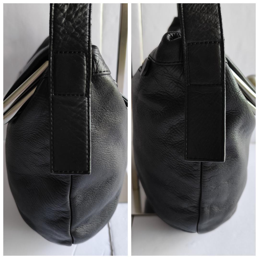 現行極美品！kawa-kawa kuchigane がま口ショルダーバッグ L