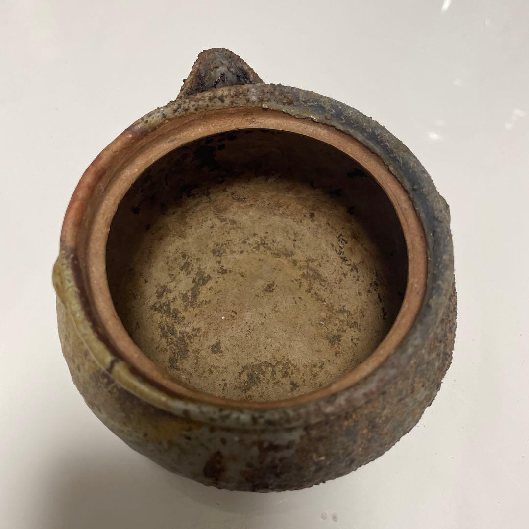備前焼　宝瓶（陶印あり）