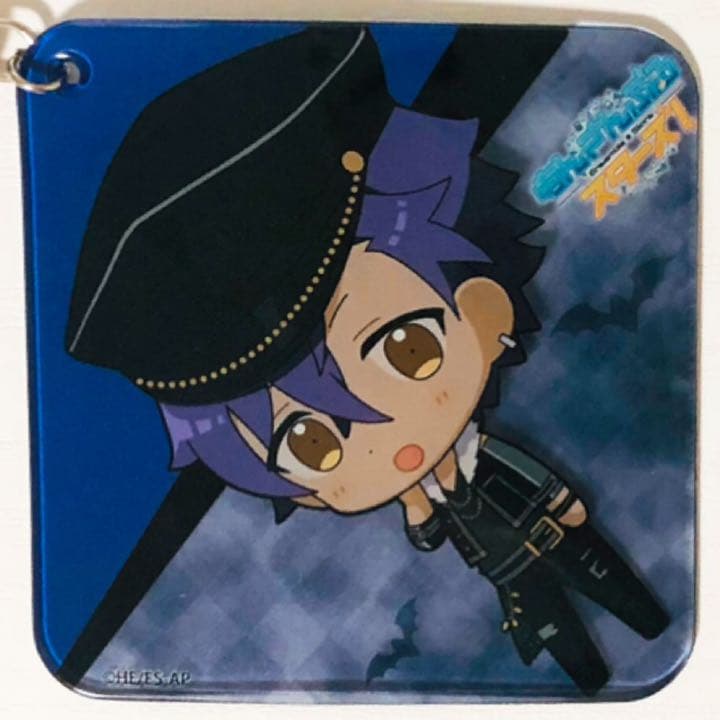 あんスタ★カラ鉄★UNDEAD【乙狩アドニス】ふにふにコースター型ストラップ