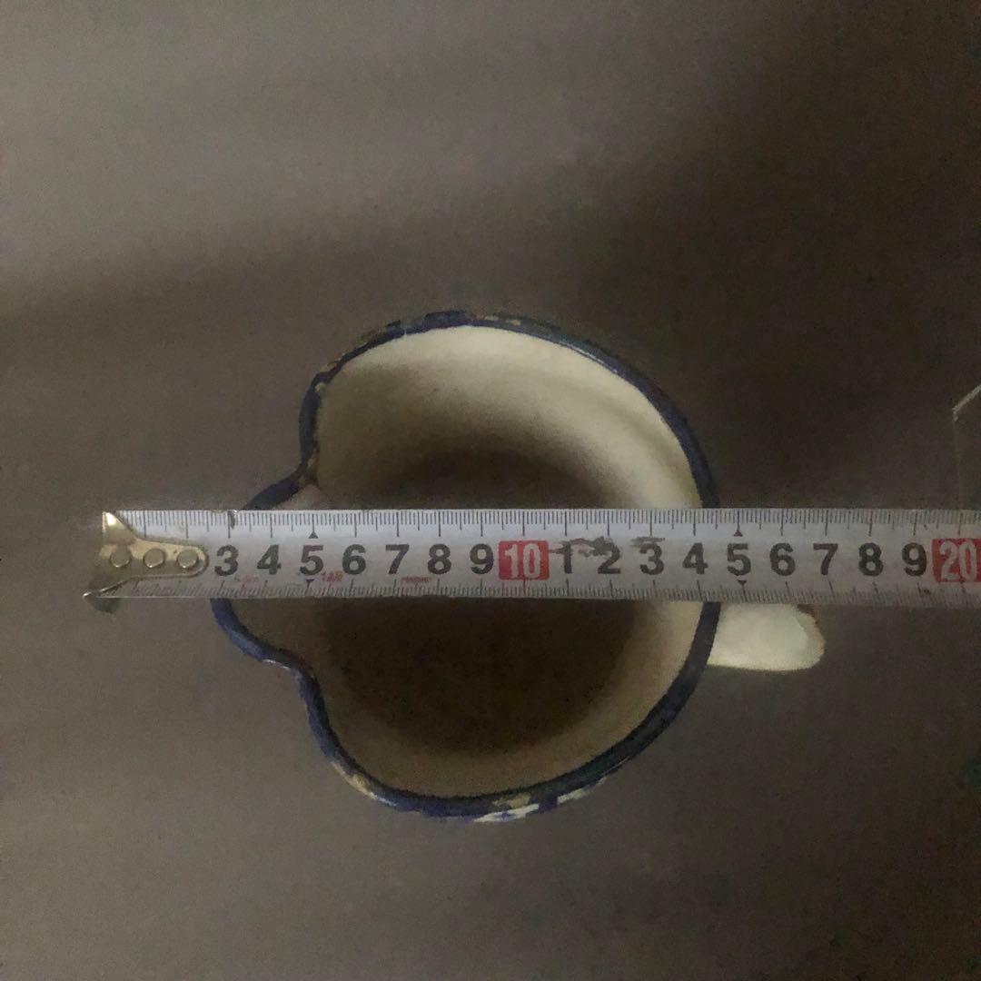 スペイン陶器　18世紀頃　アンティーク　水差し　壺　花瓶　骨董