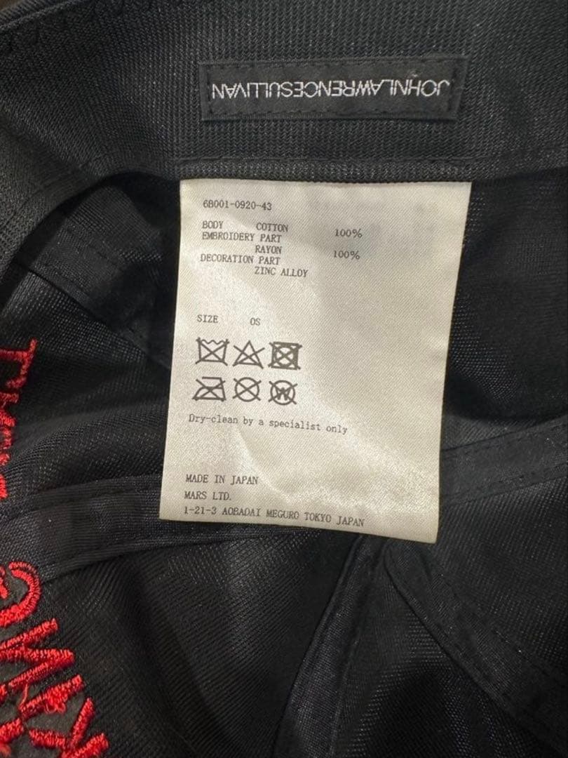 JOHN LAWRENCE SULLIVAN ジョンローレンスサリバン キャップ