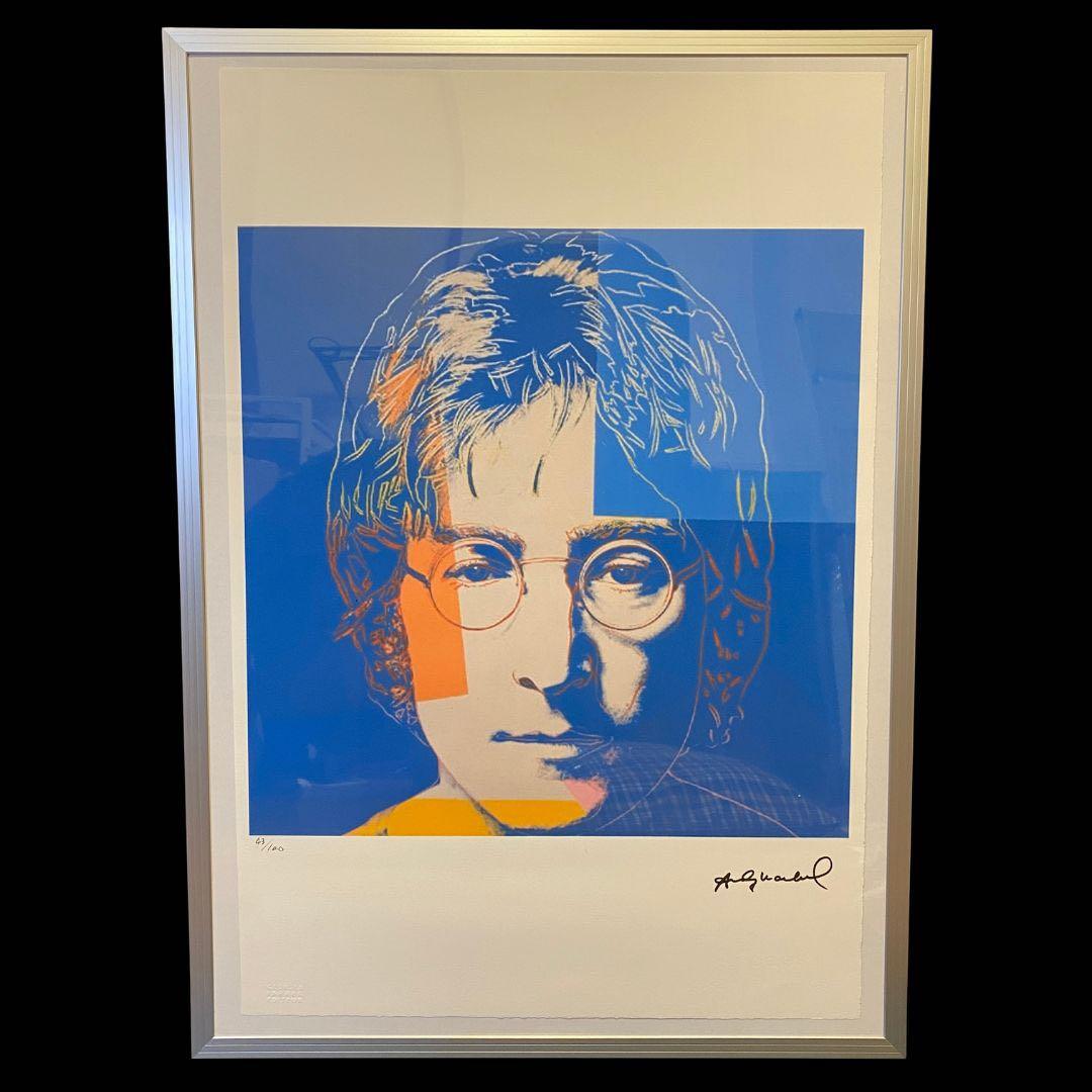 【模写】世界限定100枚 アンディ・ウォーホル ジョン・レノン リトグラフ