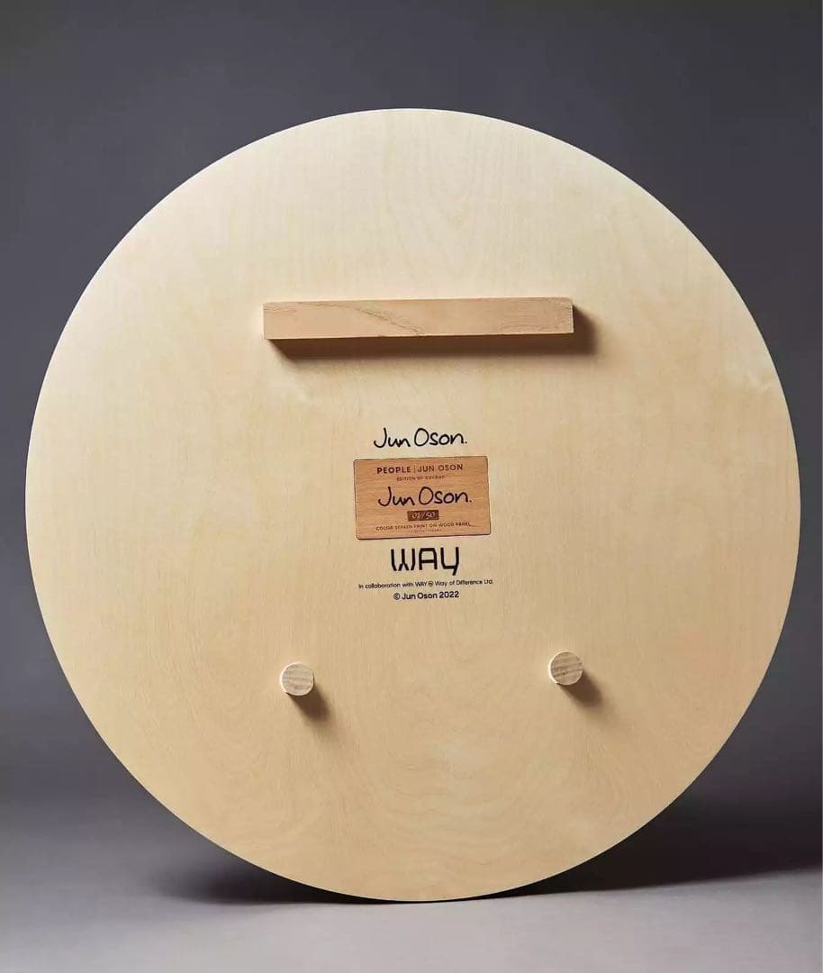 Jun Oson “PEOPLE” ウッドパネル 新品未使用
