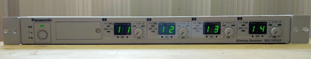 PANASONIC WX-UR504 WX-UD500×2台 ワイヤレス受信機