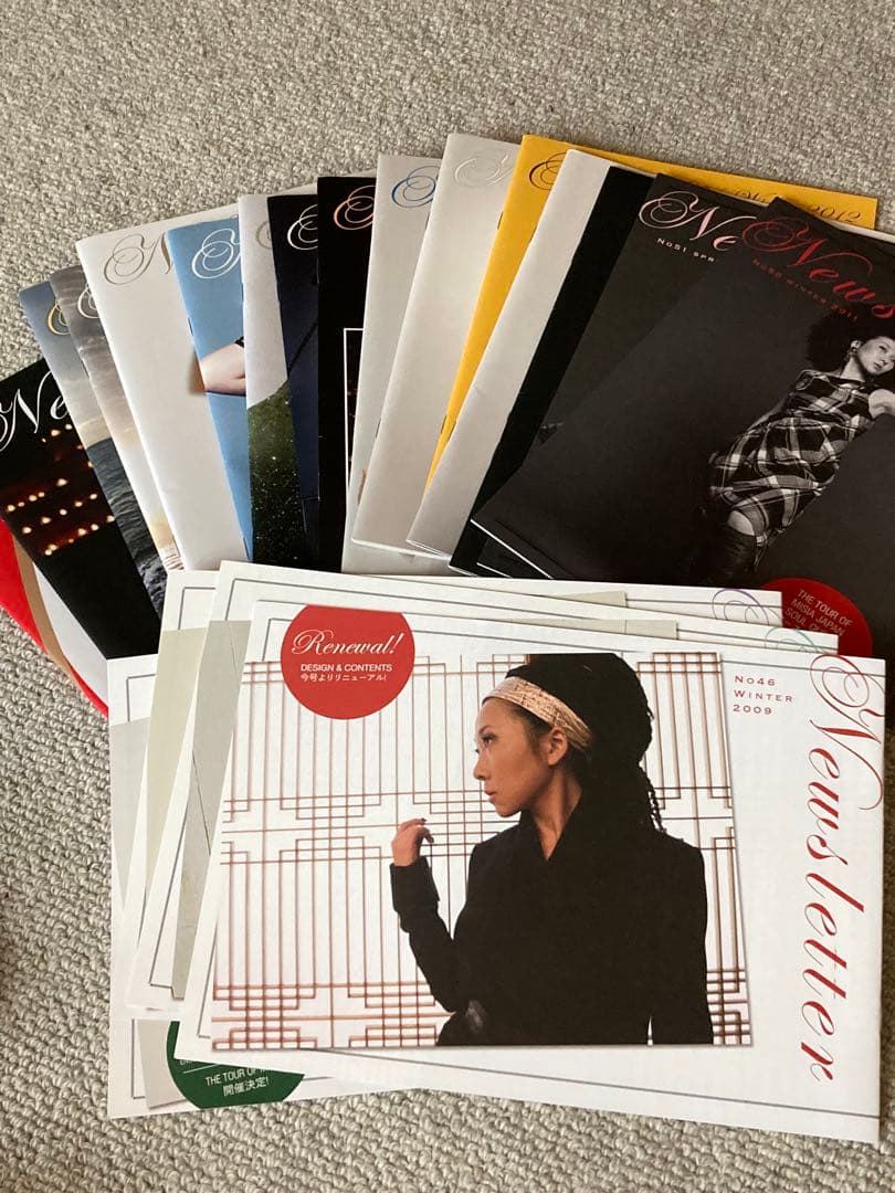 【まとめ売り】MISIA ファンクラブ　会報誌vol.32〜78
