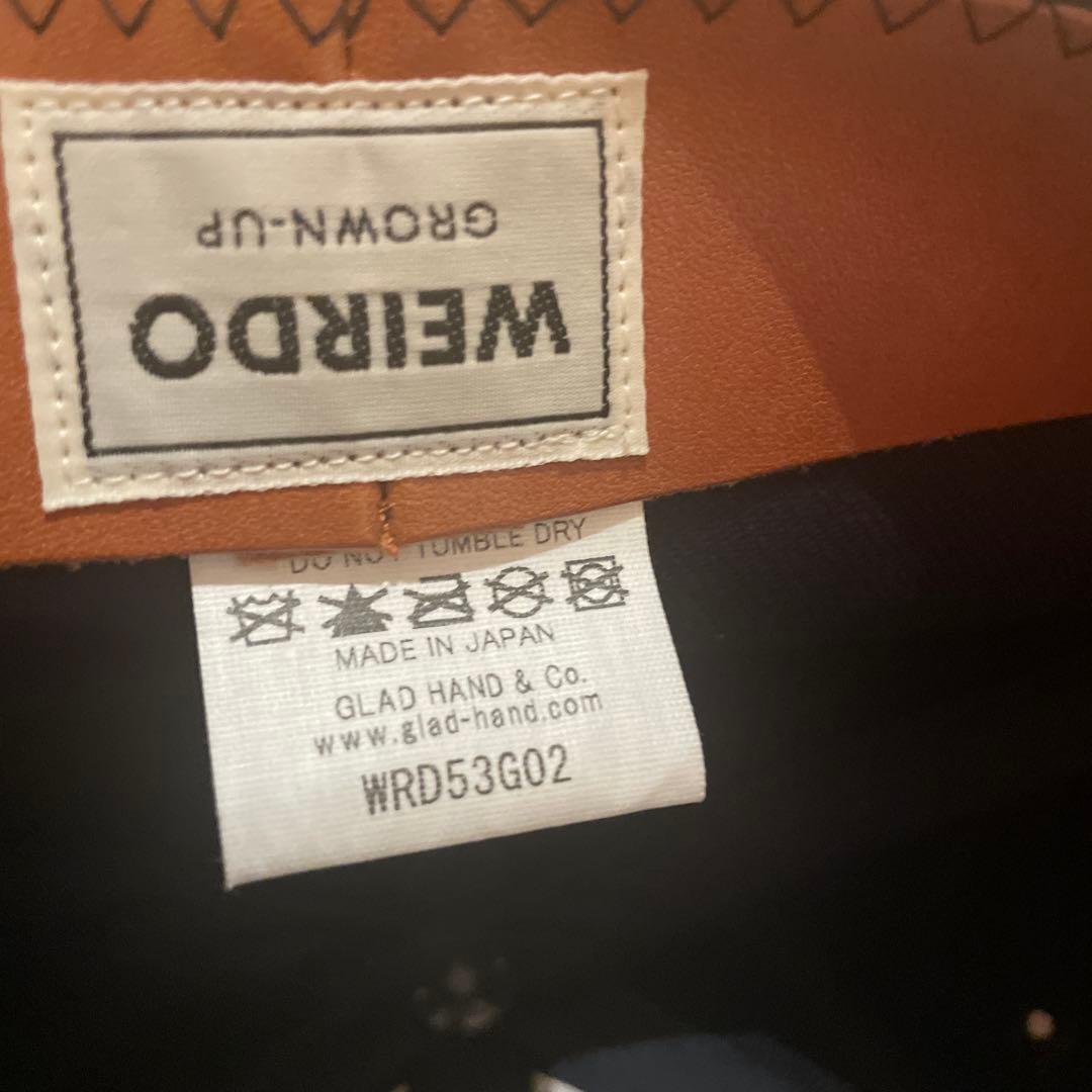 weirdo 紺　キャップ