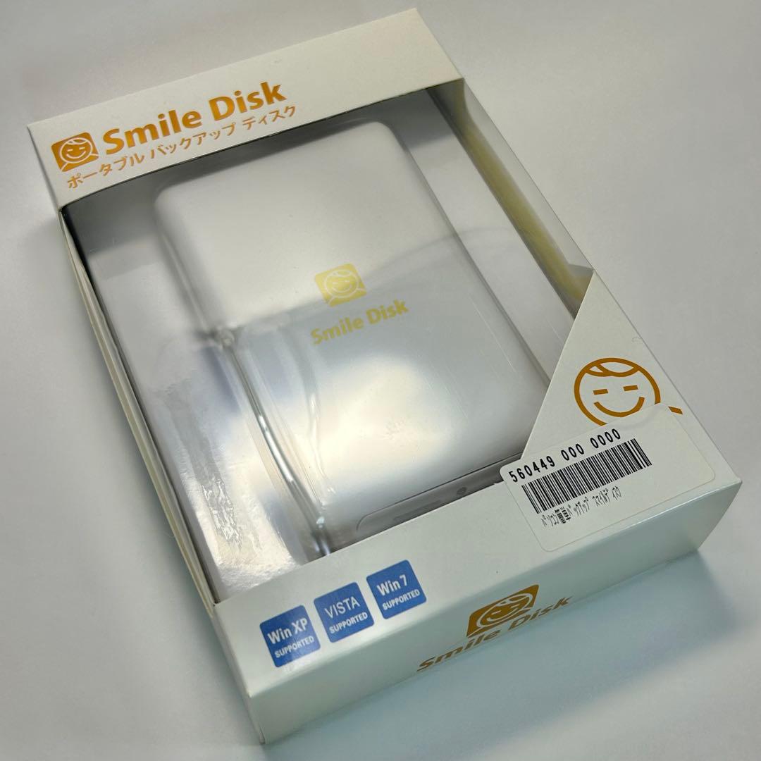 【未使用品】ハードディスク　自動バックアップ　PC周辺機器　Smile Disk