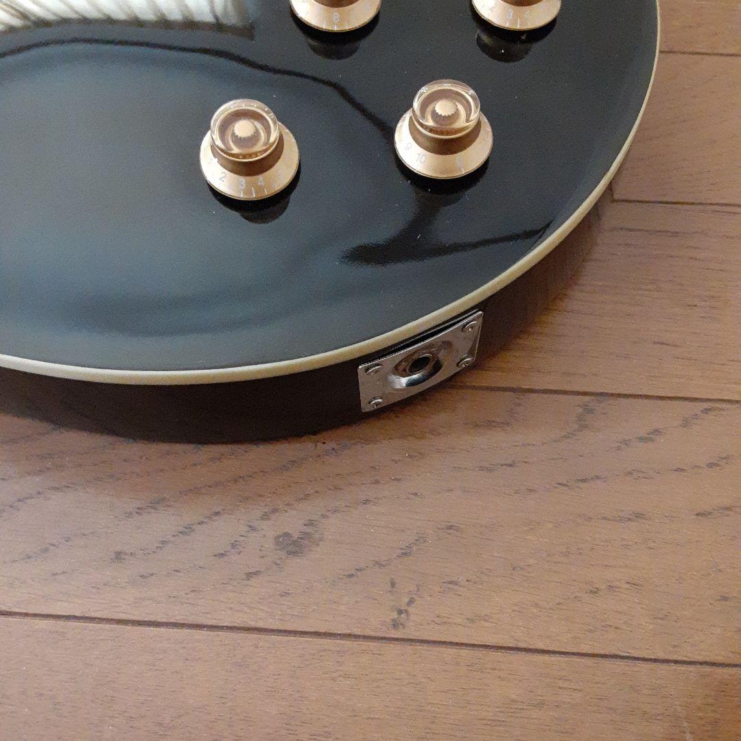 美品　Maison ブラック エレキギター レスポールタイプ