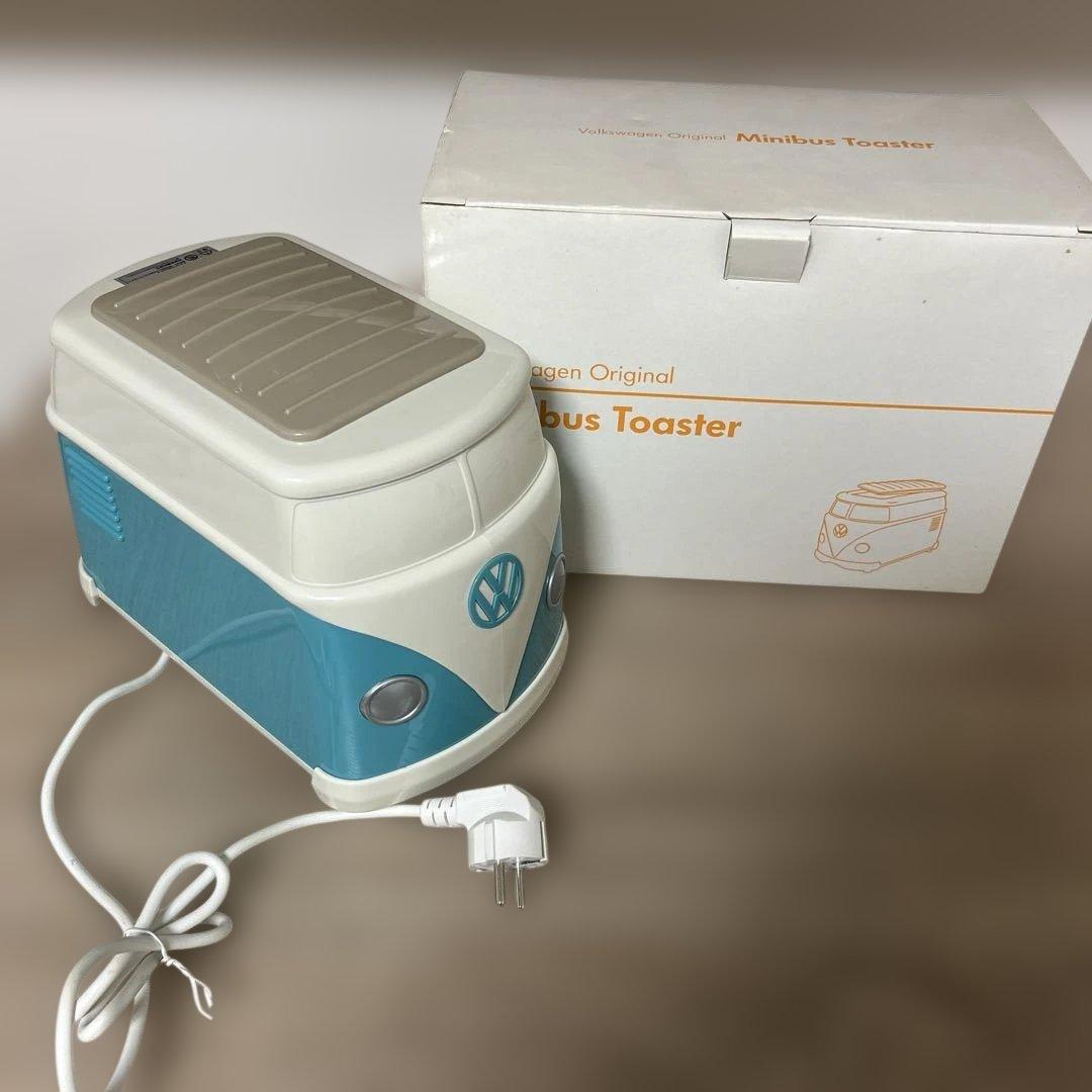 【新品】フォルクスワーゲン ミニバス トースター ブルー (コンセント注意)
