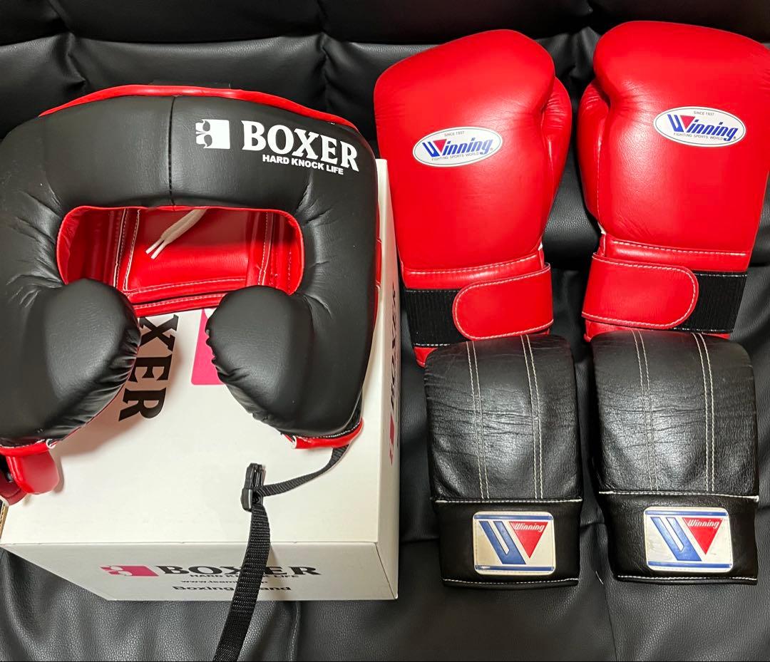 Winning ボクシンググローブ 16oz レッド
