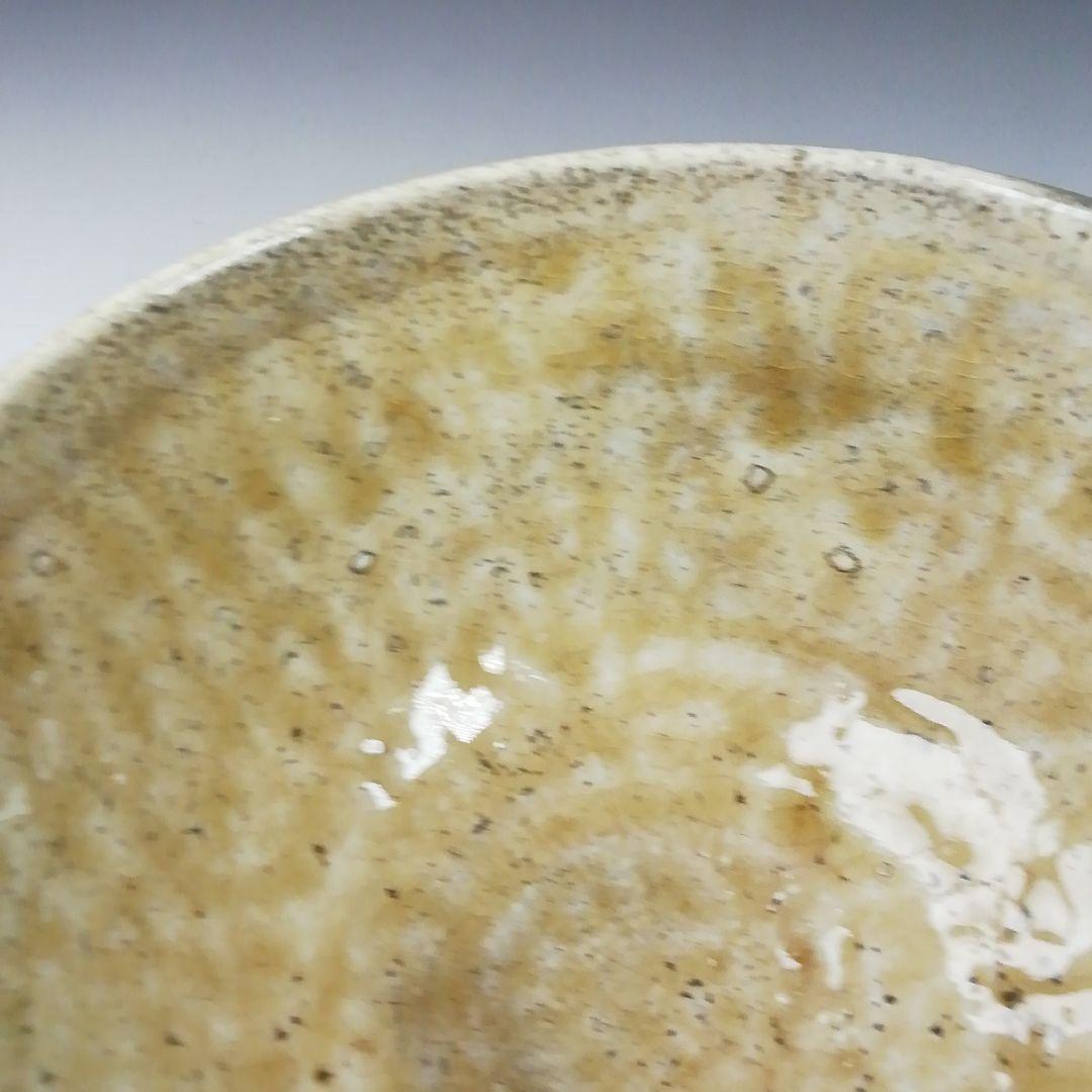 Ｔ８８　茶碗　『灰釉茶碗』『有岡保行作』　共箱　抹茶碗　茶道具