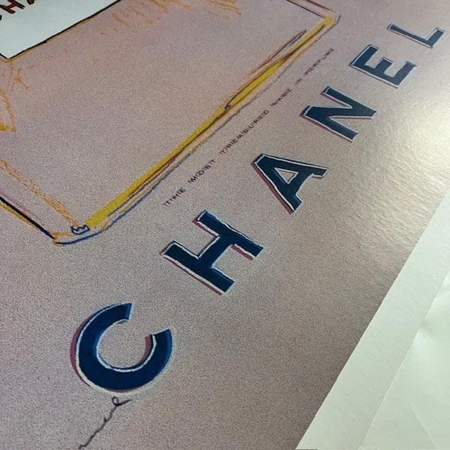 特別額装品/シャネル Red/アンディ ウォーホル/インテリア/ポスター/アート